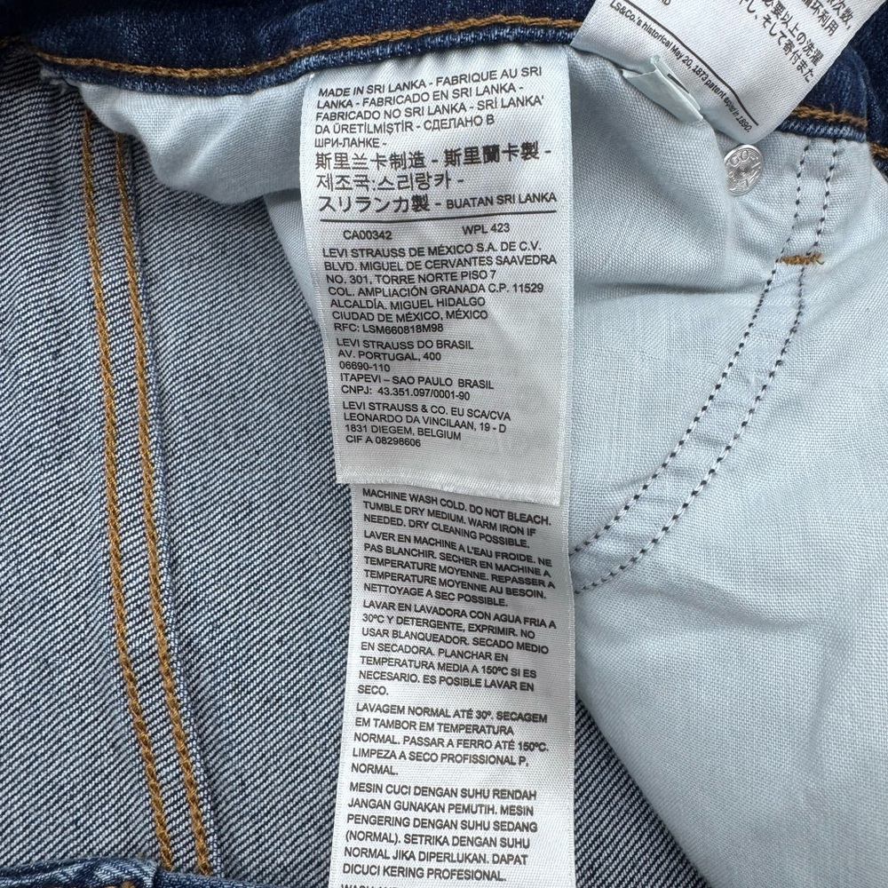 Levi’s Wedgie Straight‎ Leg Blue Jeans, Size 20W - Picture 10 of 13